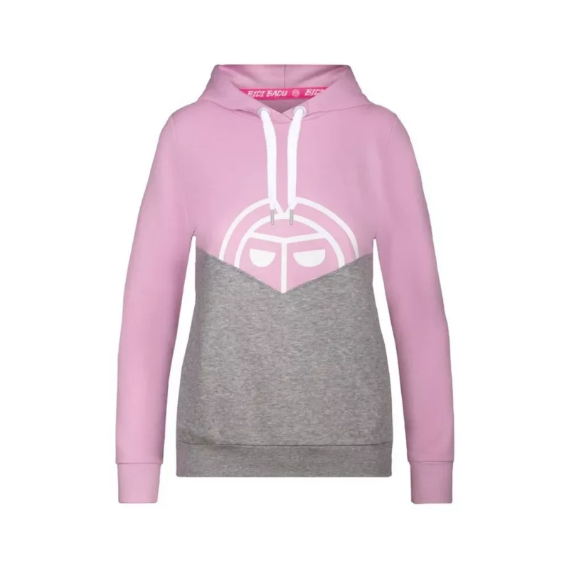 Bidi Badu - Salia Lifestyle Hoodie Rosa/Hellgrau, M, Rosa