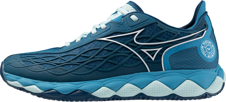 Mizuno Sport WAVE ENFORCE TOUR CC Tennis - Moroccan Blue/Whi (Grösse: UK 7+)