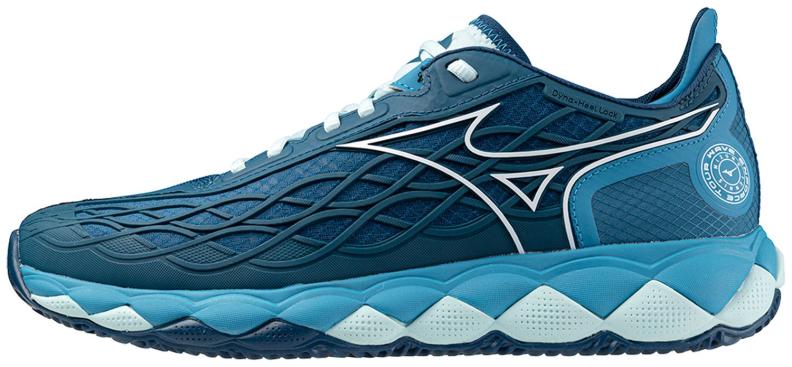 Mizuno Sport Wave Enforce Tour CC M Tennis Men Footwear - Moroccan Blue/White/Bluejay (Grösse: UK 10.5)