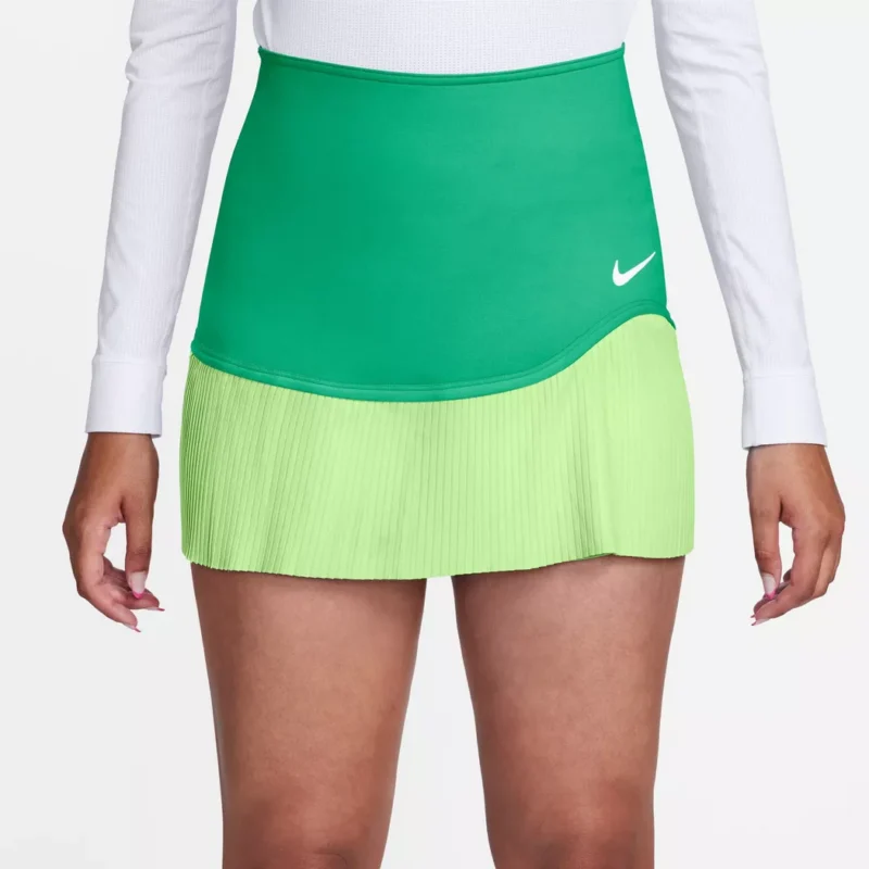 Nike - Kurzer A-Linien Rock, W Nk Df Advtg Skrt Shrt Pld, XL, Grün