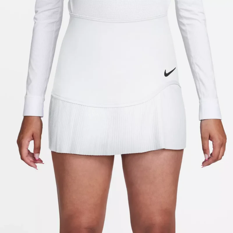 Nike - Kurzer A-Linien Rock, W Nk Df Advtg Skrt Shrt Pld, XL, Weiss