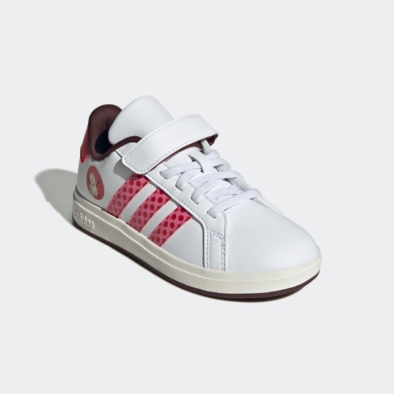 adidas Sportswear Sneaker »DISNEY MINNIE MAUS GRAND COURT 2.0 KIDS«, Design auf den Spuren des adidas Superstar